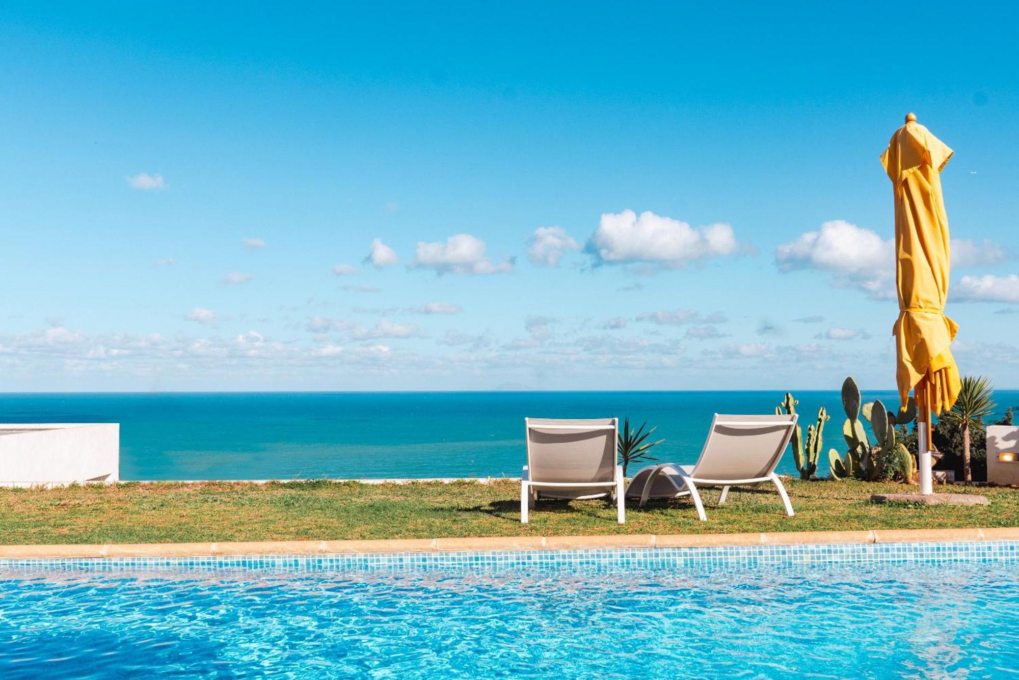 Oasis Santorina Pool Sea Sky
